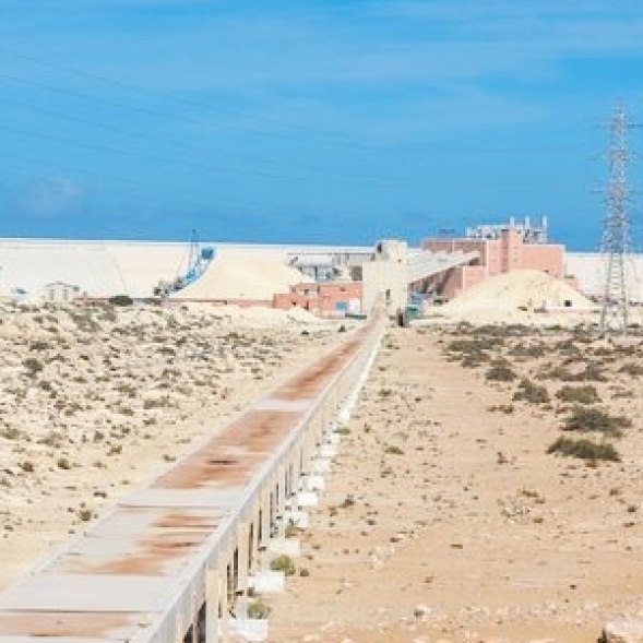 World's longest conveyor belt top
