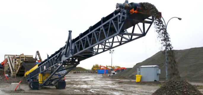 gravel conveyor belt