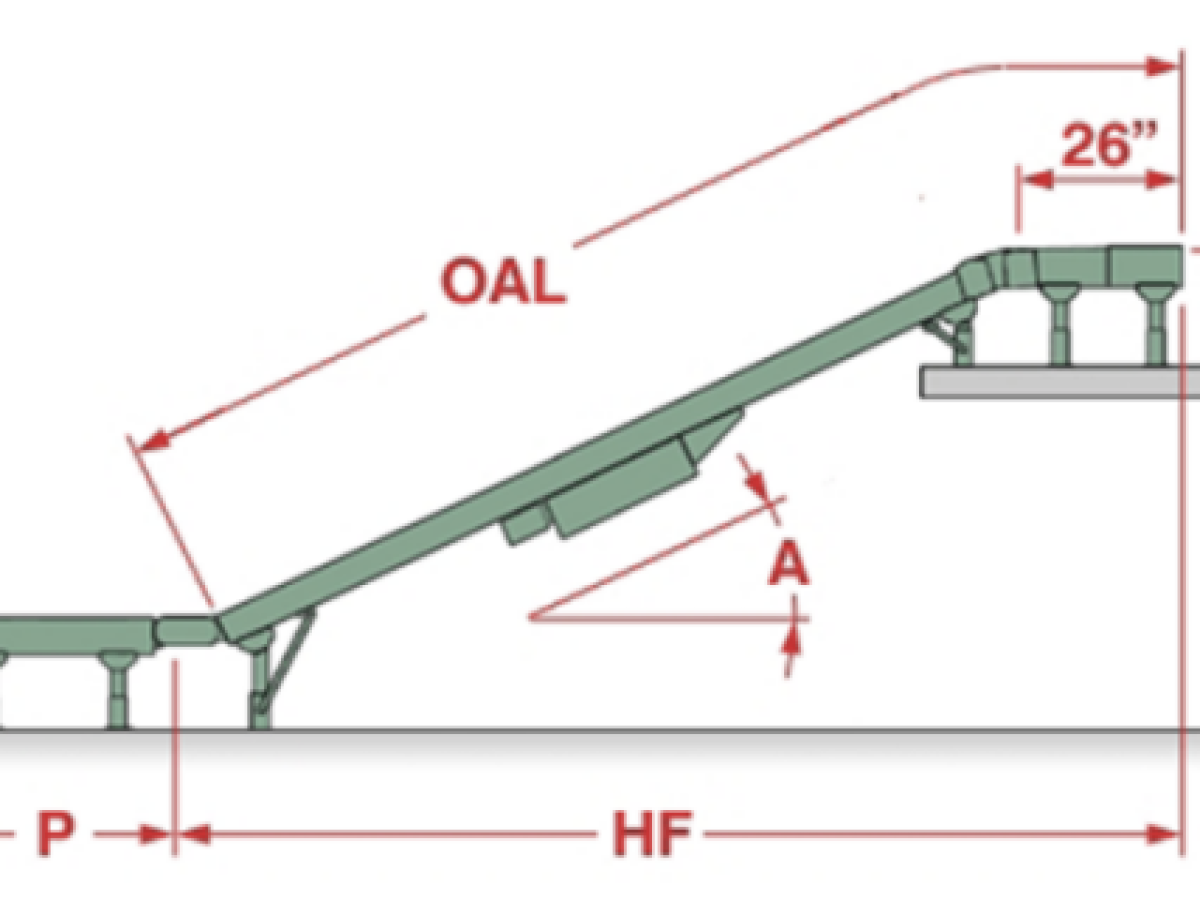 Angled conveyor 2025