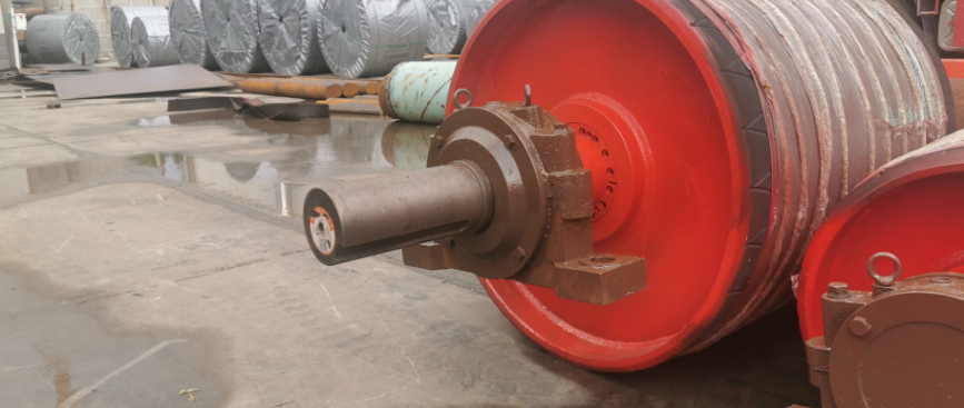 conveyor rubber ring impact roller