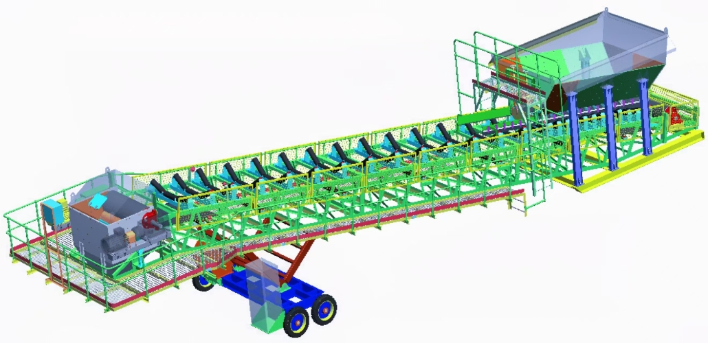 Precise Modeling in the Accurate Representation of Conveyor Systems