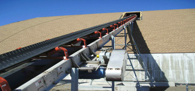 chevron conveyor belt material