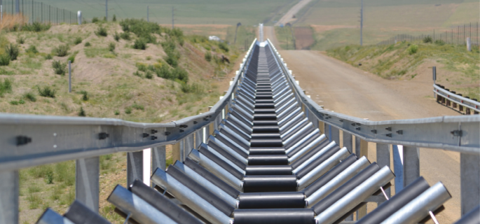 Long Distances Overland Belt Conveyors