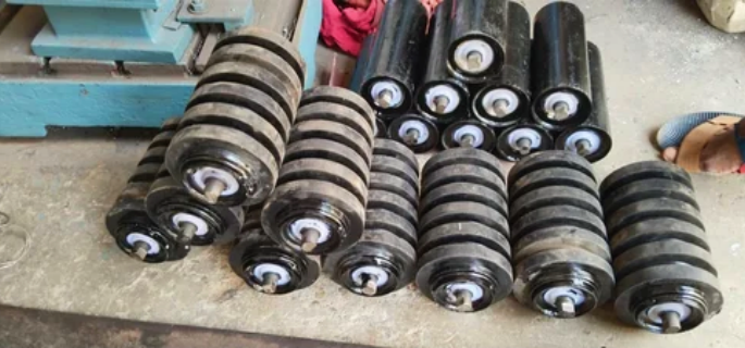 Used Rubber Idler roller