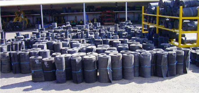 Cutting fee of Used Conveyor Belt Rubber Cairns
