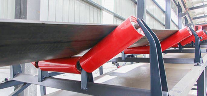 Idlers in Impact Idlers Are Used in a Belt Conveyor