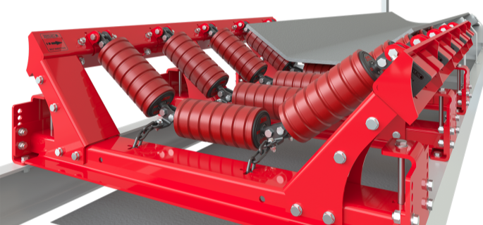 Impact Idlers Are Used in a Belt Conveyor Return Idler Roller