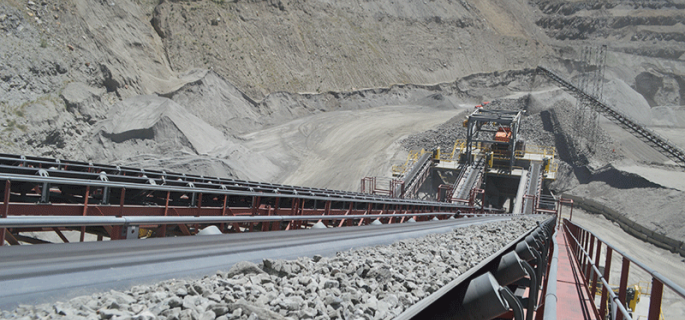 Industry Rock Quarry Conveyor Belt System