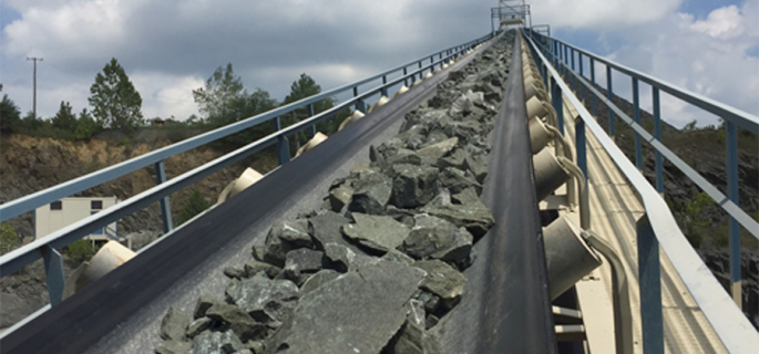 Rock Quarry Conveyor Belt System