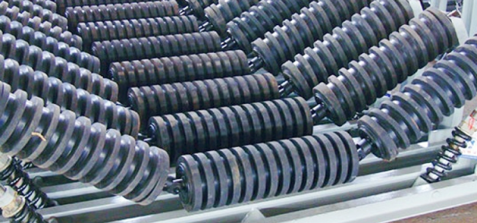 Rubber Conveyor Belt Rollers Hardness