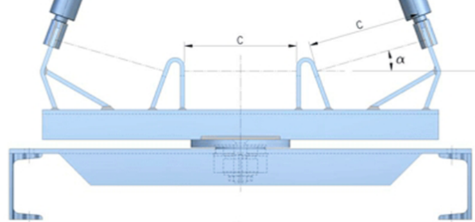 Training Idlers Belt Conveyor Parts