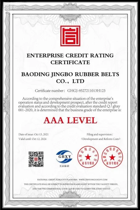 enterprise credit rating certificate